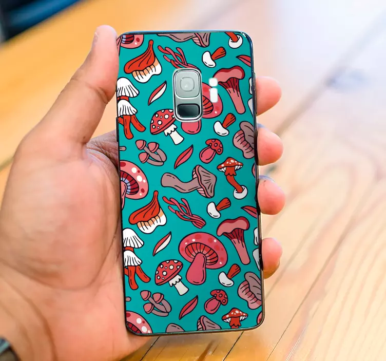 贴纸 三星 彩色蘑菇概念 - TenStickers