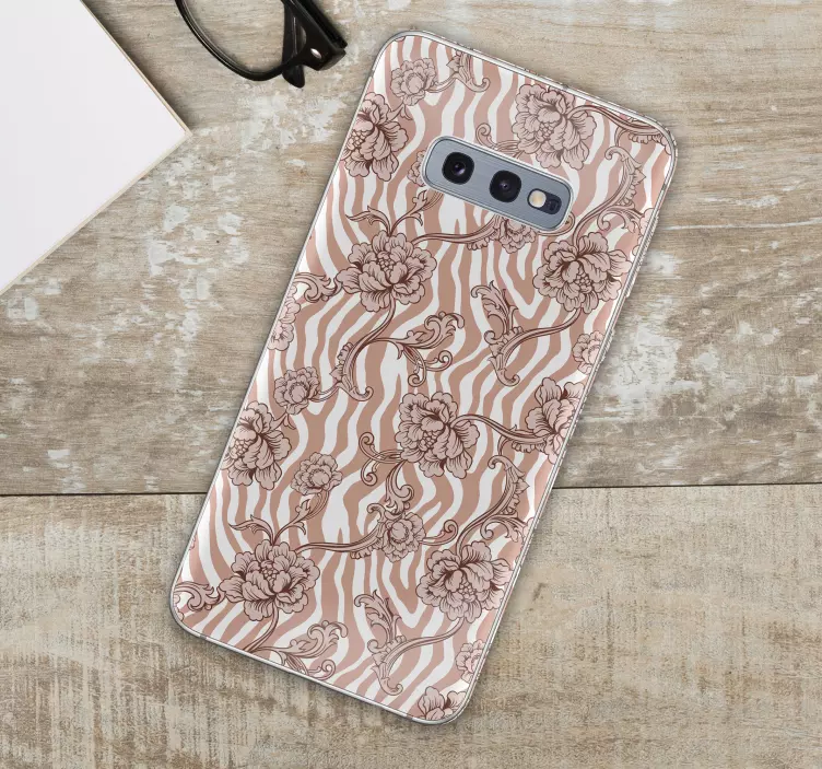 贴纸 三星 花卉图案 - TenStickers