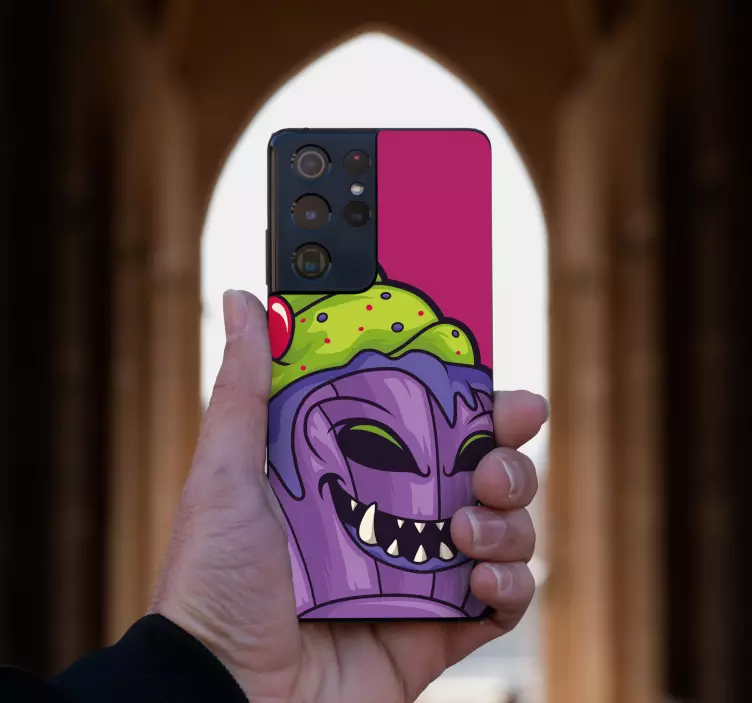 贴纸 三星 微笑杯子蛋糕角色 - TenStickers