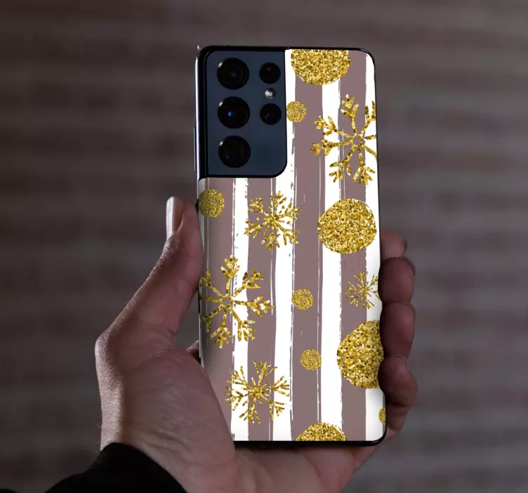 贴纸圣诞雪花图案 - TenStickers