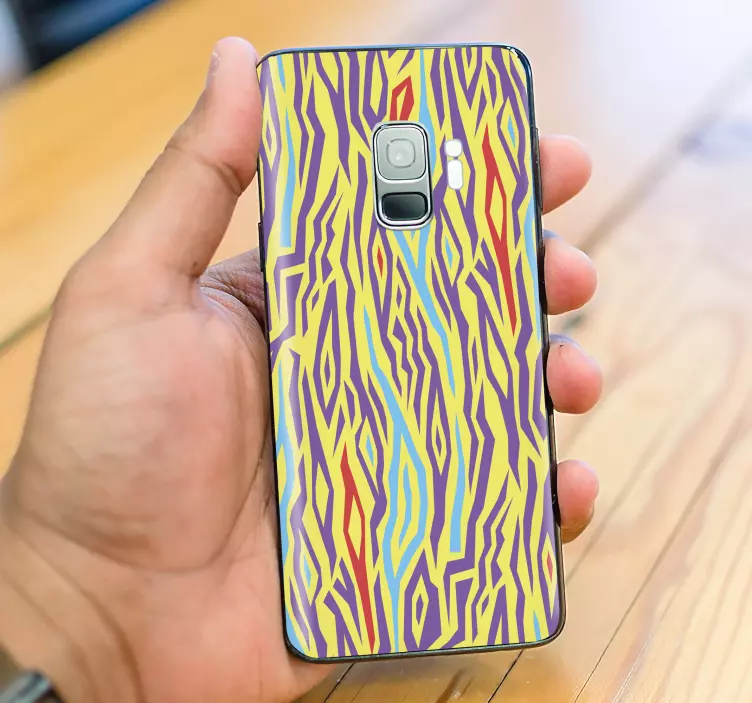 贴纸 三星 充满活力的图案 - TenStickers