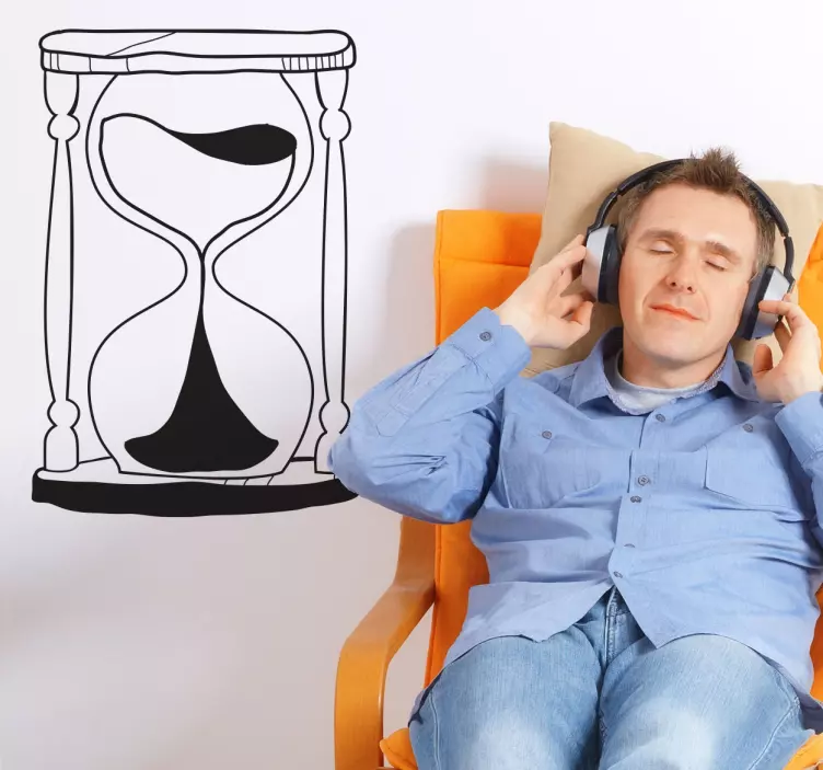 沙漏计时器贴纸 - TenStickers