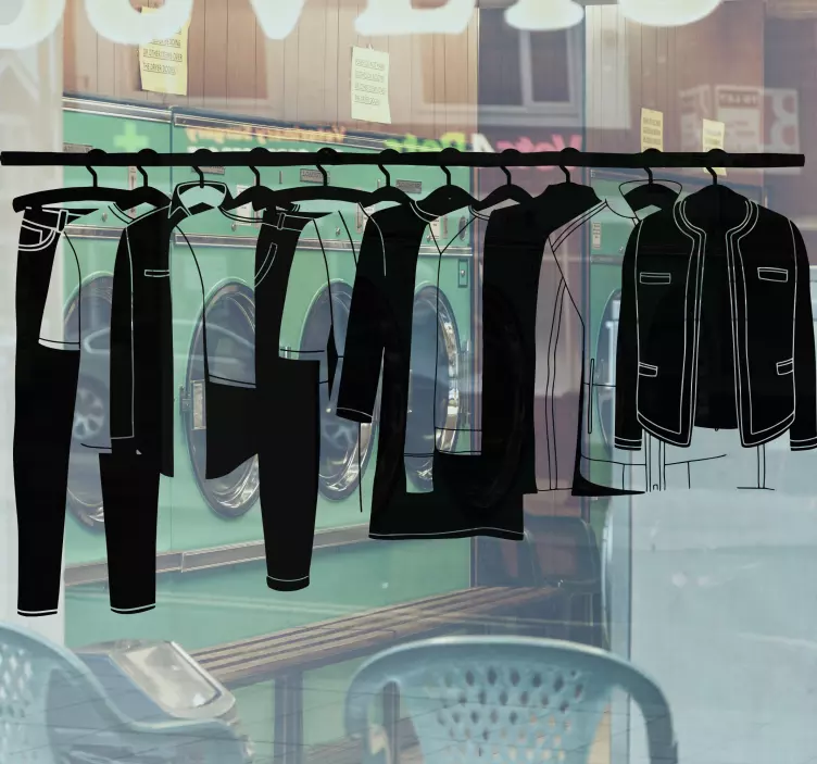 贴纸 店前标志 时尚悬挂展示 - TenStickers