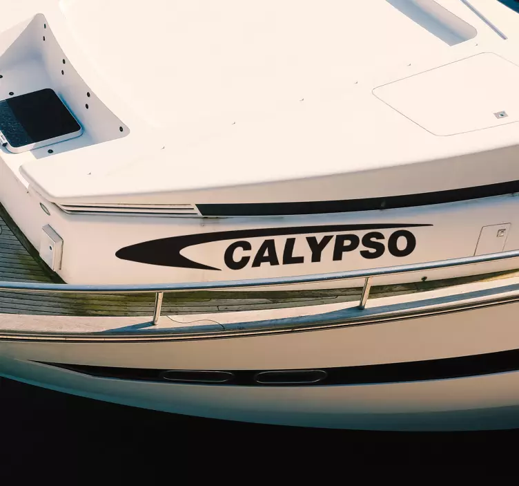 航海墙贴纸 运动船名称运动艇名称 - TenStickers