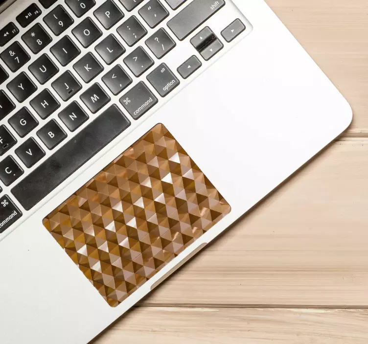 触摸板贴纸几何三角形概念 - TenStickers