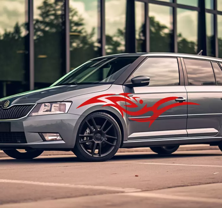 汽车贴纸 部落的 - TenStickers