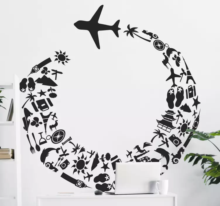 环游世界旅游贴纸 - TenStickers