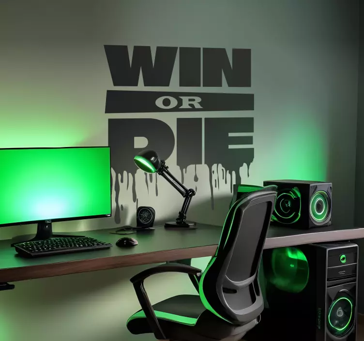 电子游戏贴纸 胜利或死亡 - TenStickers