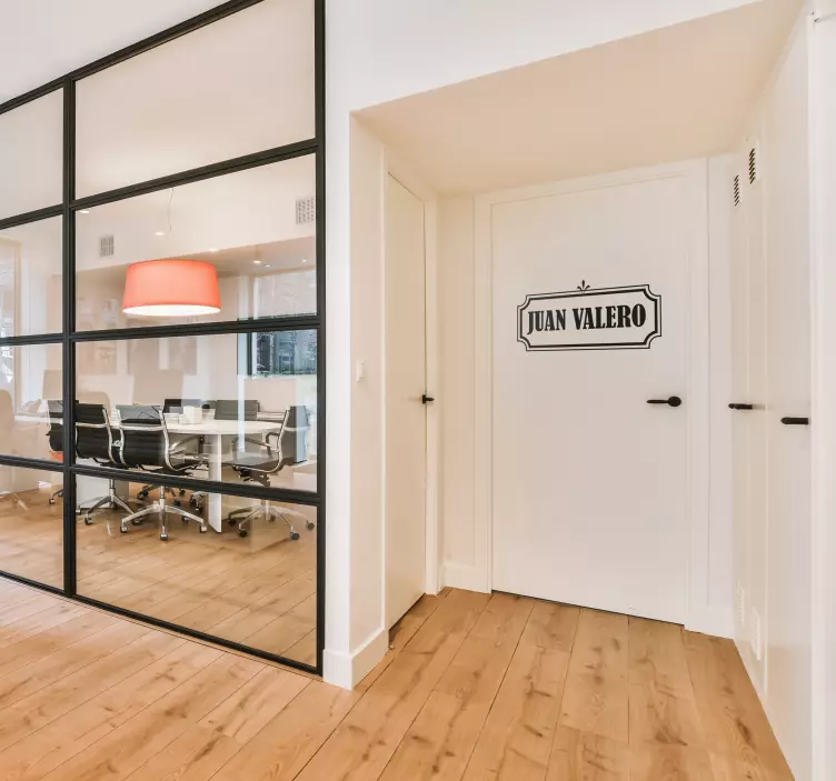 贴纸门贴 标签名称 - TenStickers