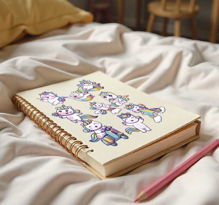 动物贴画 独角兽设计集 - TenStickers