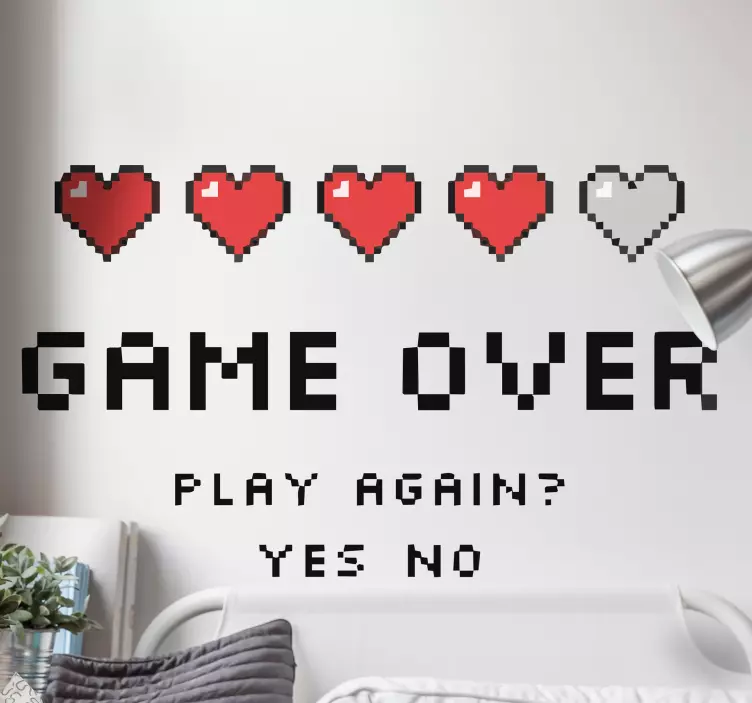 动物贴画像素心率监测器 - TenStickers