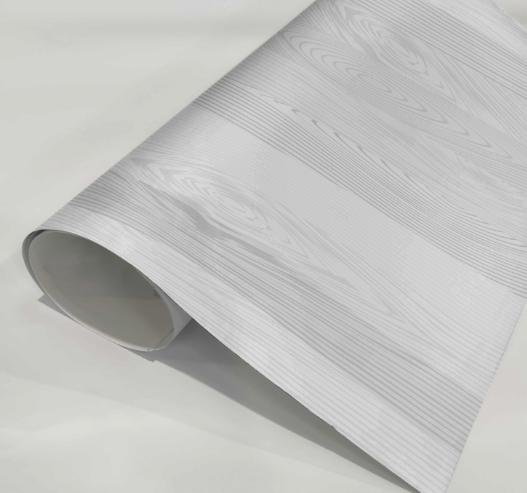 家具贴纸 白色木纹 - TenStickers