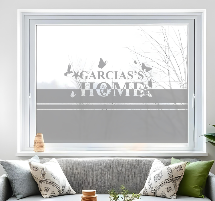 贴纸植物主题文字设计 - TenStickers