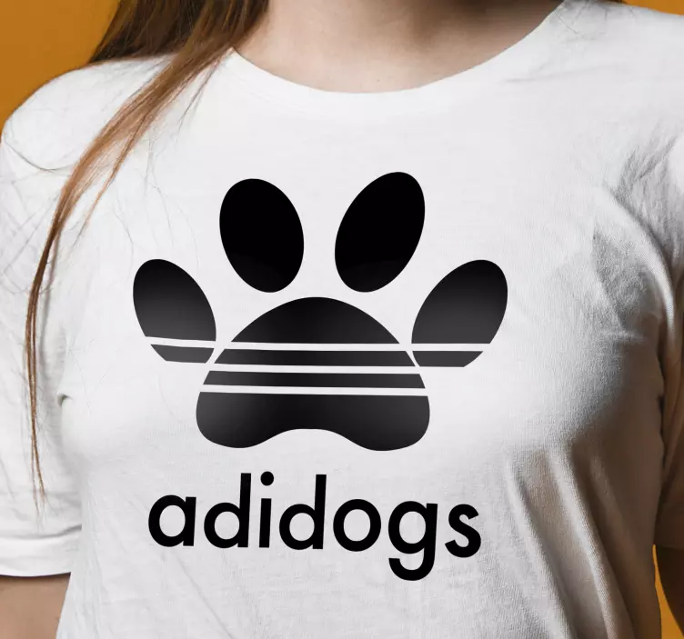 Adidogs 爱动物定制 t 恤 - TenStickers