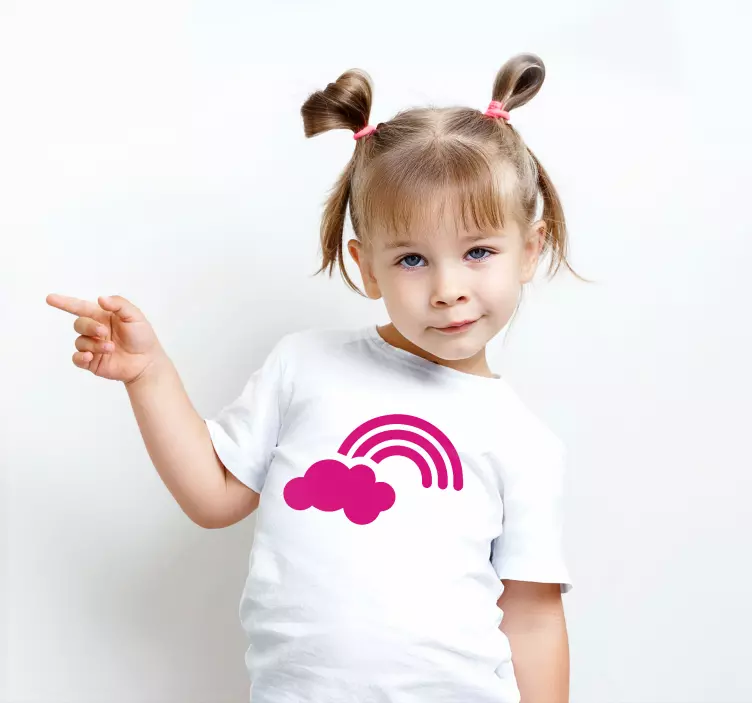 小彩虹搭配云宝宝衬衫 - TenStickers