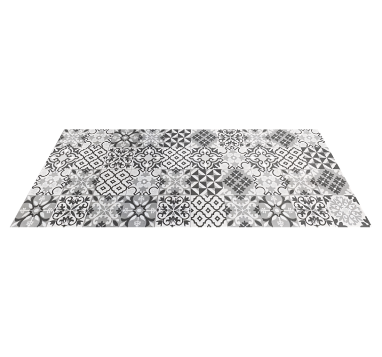 乙烯基地毯 crearreda gris - TenStickers