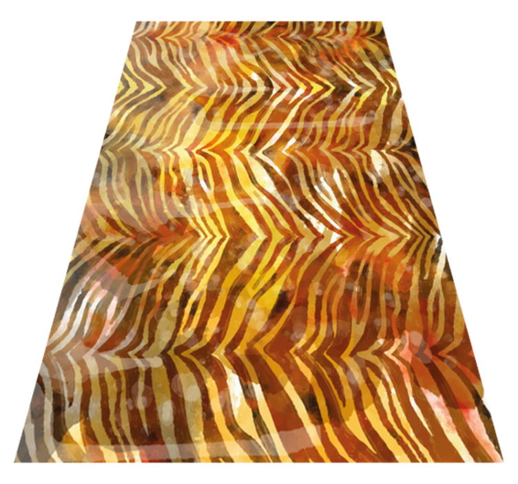 乙烯基地毯动物水彩斑马纹理 - TenStickers