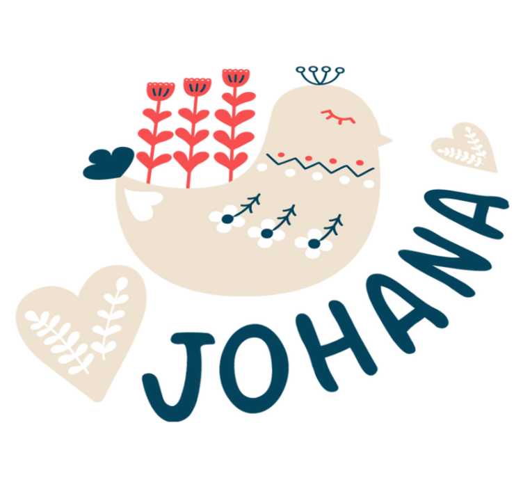 乙烯基地毯动物北欧雪鸟定制款 - TenStickers