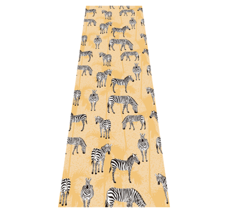 乙烯基地毯动物斑马图案 - TenStickers