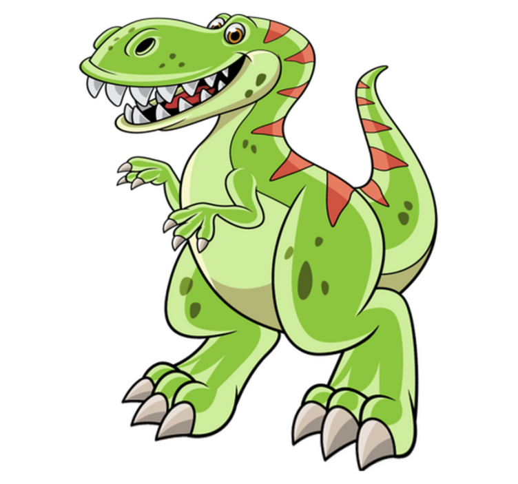 乙烯基地毯动物卡通暴龙 - TenStickers