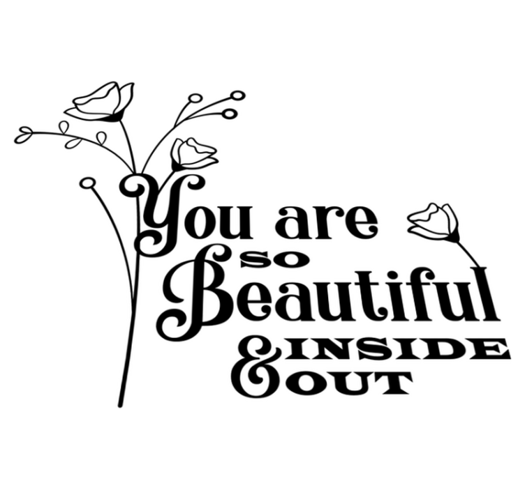 乙烯基花草地毯 内外皆美的花卉 - TenStickers