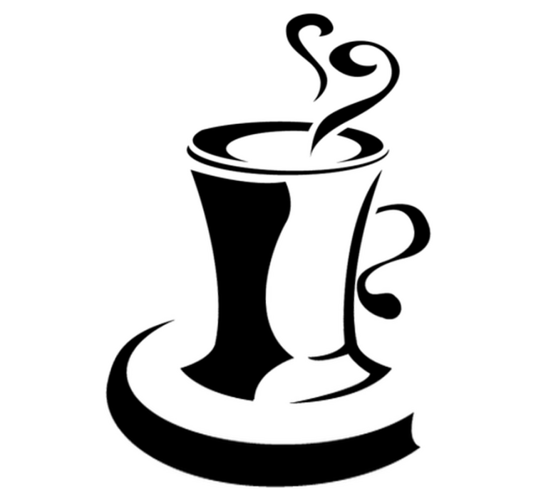 乙烯基厨房地毯温暖心灵的咖啡 - TenStickers