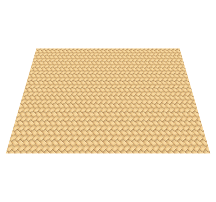 乙烯基地毯饭厅藤编款式 - TenStickers