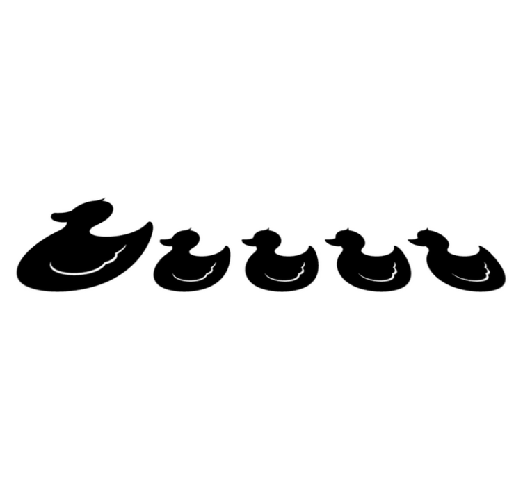 乙烯基地毯浴室橡胶鸭子 - TenStickers