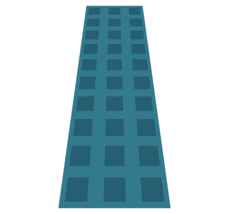 乙烯基地毯几何蓝色方块图案 - TenStickers