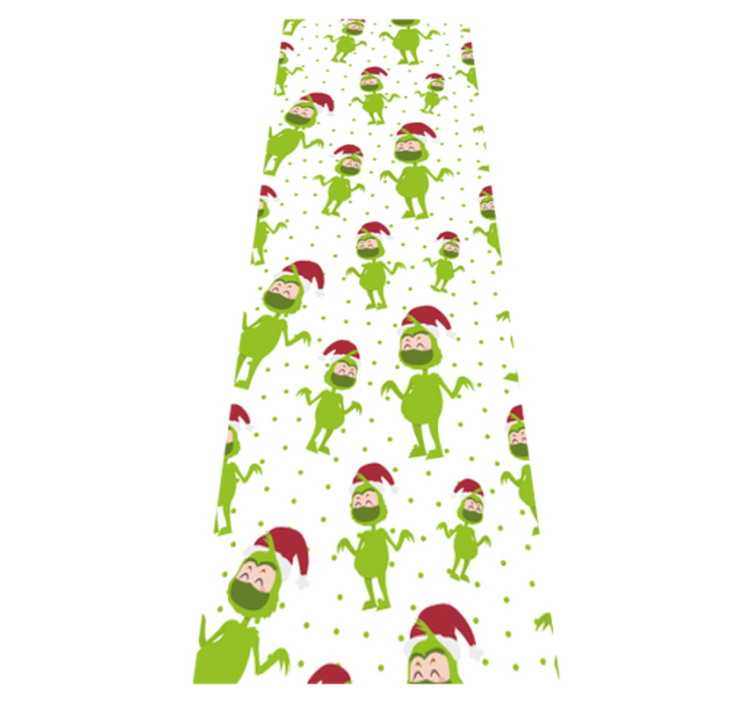 乙烯基地毯圣诞戴口罩的圣诞快乐 - TenStickers