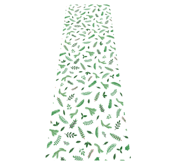 乙烯基地毯圣诞叶子图案圣诞装饰 - TenStickers