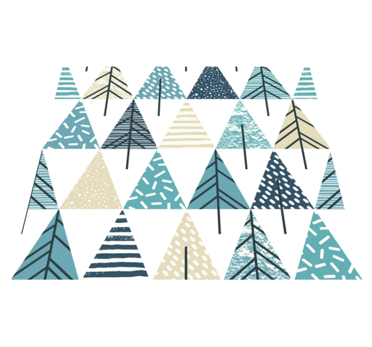 卧室乙烯基地毯北欧图案设计 - TenStickers