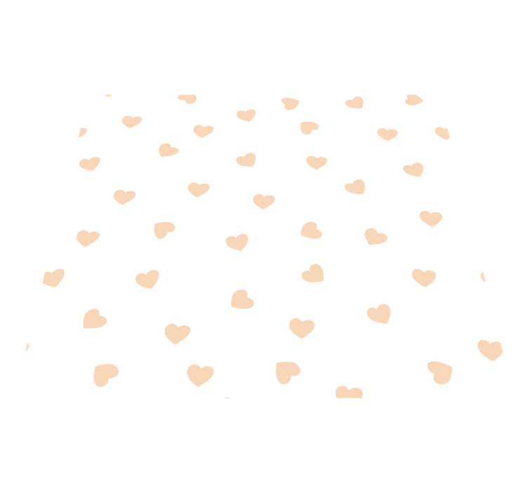 卧室乙烯基地毯小心心 - TenStickers