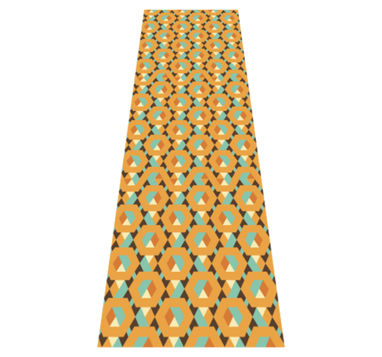 卧室乙烯基地毯几何宁静形状 - TenStickers