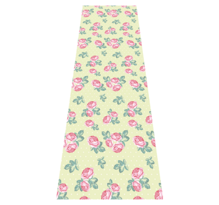 卧室乙烯基地毯，破旧时尚点点图案 - TenStickers