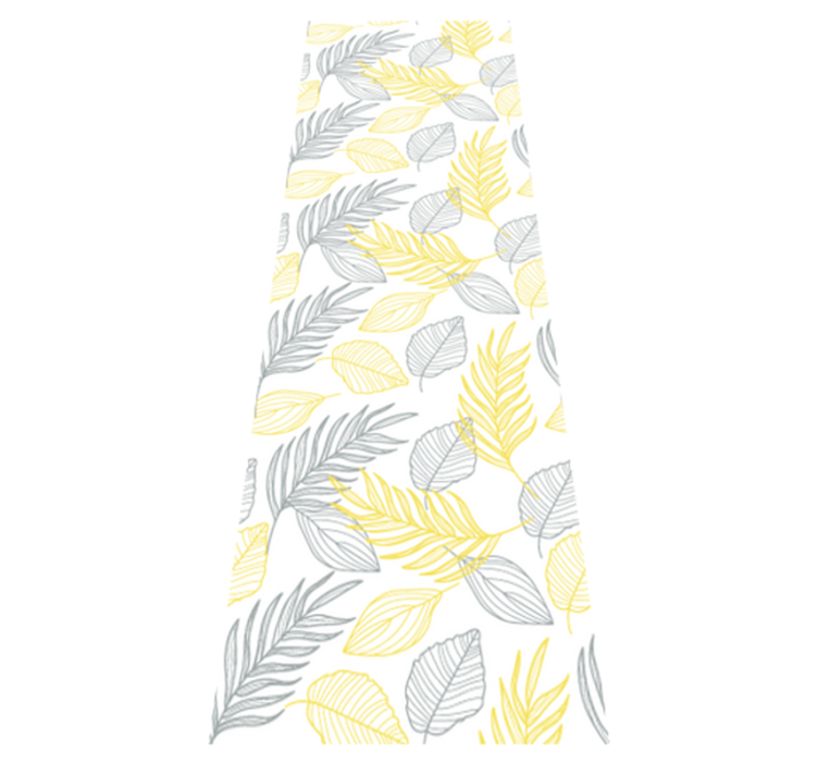 卧室乙烯基地毯潘通叶子图案 - TenStickers