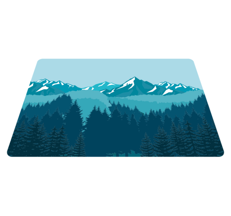 乙烯基地毯特性适合全蓝绿景观 - TenStickers