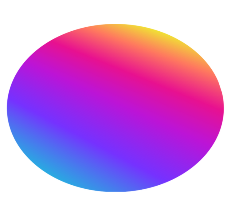 乙烯基地毯几何色彩渐变流体 - TenStickers