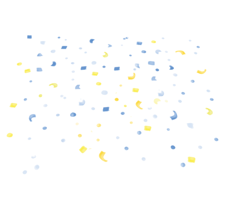 乙烯基地毯几何水彩彩屑 - TenStickers