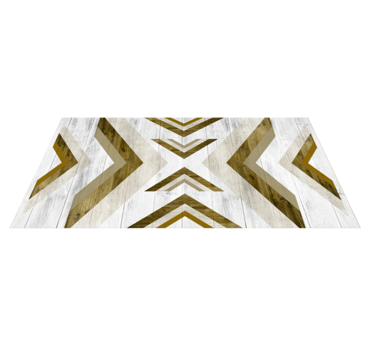 乙烯基地毯几何结构化桌面保护罩 - TenStickers