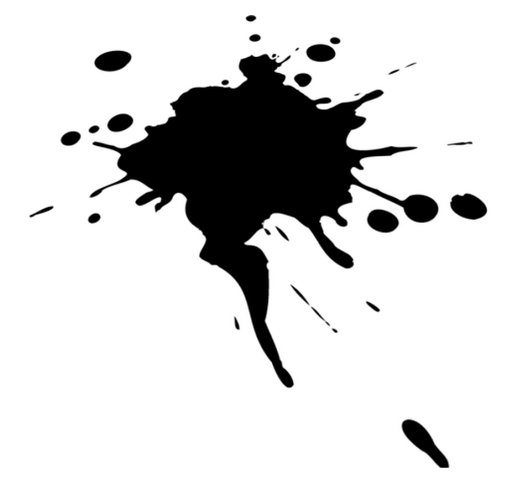 乙烯基地毯几何水花效果图案 - TenStickers