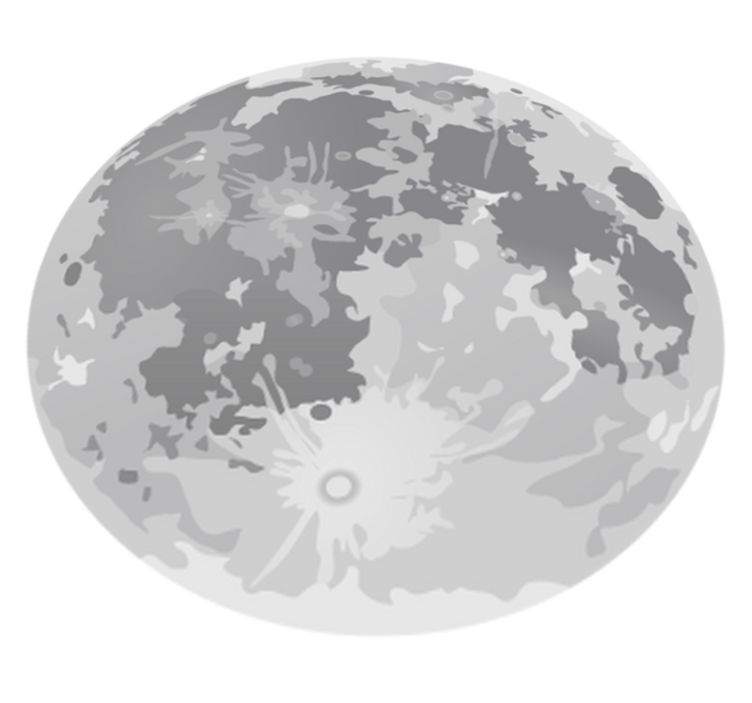 乙烯基地毯 儿童 满月 - TenStickers