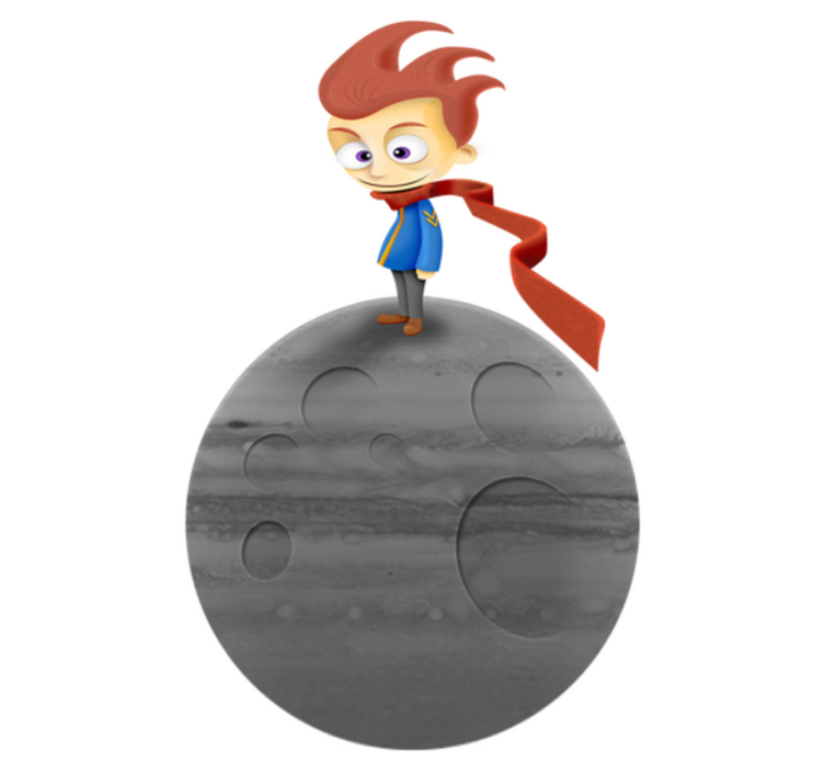 乙烯基地毯 儿童 便携式小王子粘胶 - TenStickers