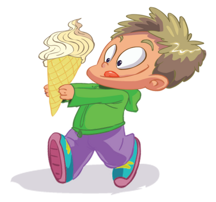 乙烯基地毯 儿童 吹小号的男孩 - TenStickers