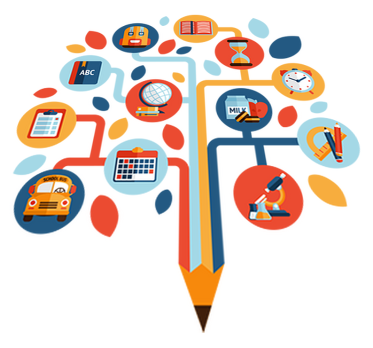 乙烯基地毯 儿童 科学树 - TenStickers