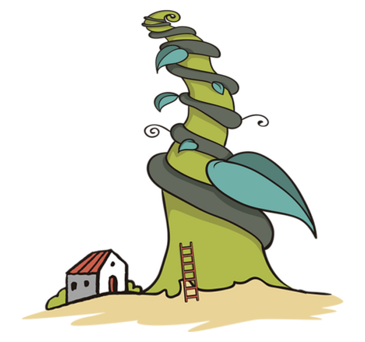 乙烯基地毯 儿童 魔法豆 - TenStickers