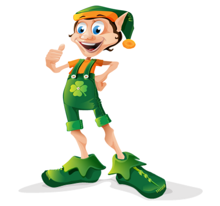 乙烯基地毯 儿童 三叶草精灵 - TenStickers