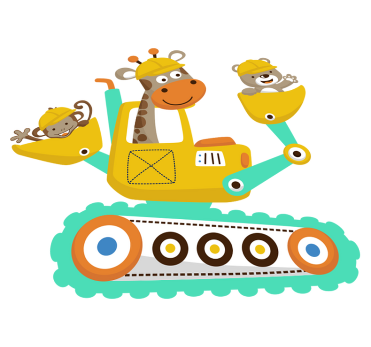 乙烯基地毯 儿童 动物图案背包 - TenStickers