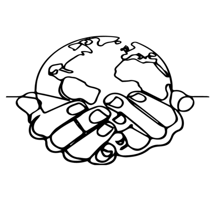 乙烯基地毯极简自然风格 - TenStickers