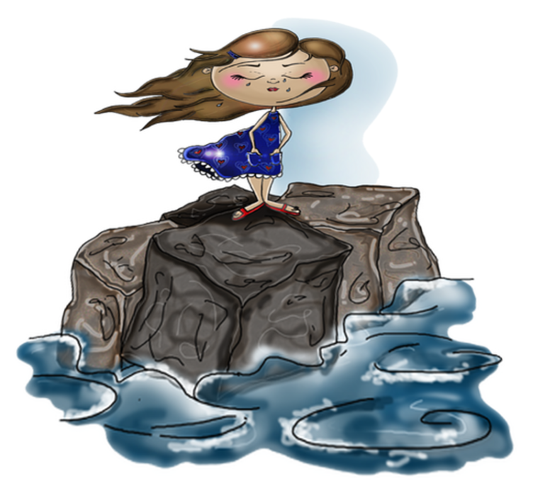 乙烯基地毯 儿童 海洋主题女孩地垫 - TenStickers